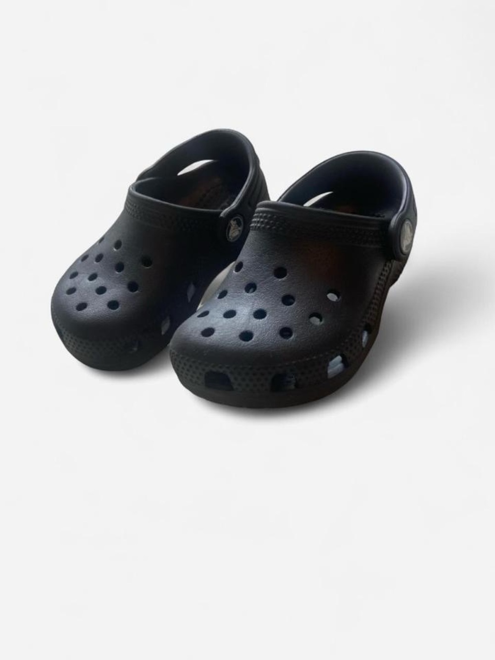 Authentic black Crocs Classic Clogs in toddler size C7.